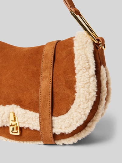 Coccinelle Handtasche mit Reißverschlussfach innen Modell 'MAGIE' Cognac 3