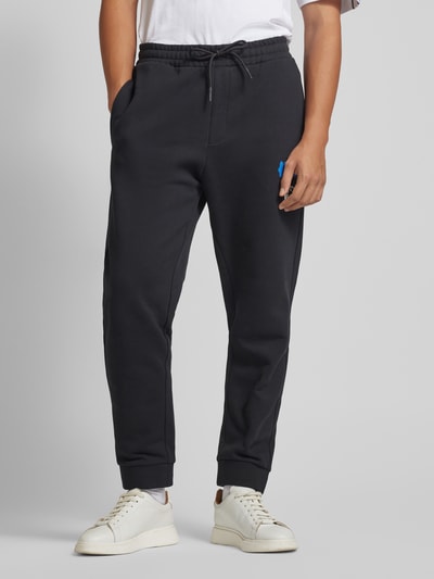 Hugo Blue Sweatpants met elastische band, model ‘Nimaytro’ Zwart - 4