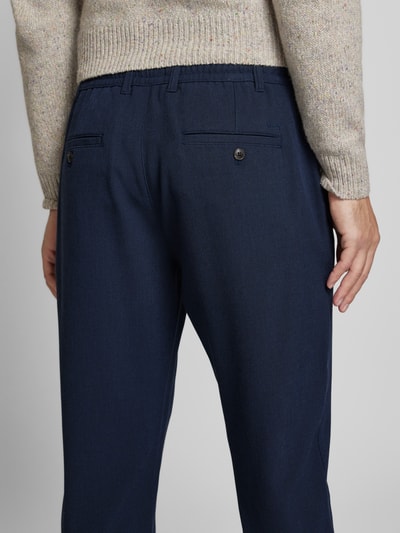 MCNEAL Tapered fit broek met tunnelkoord Marineblauw - 3