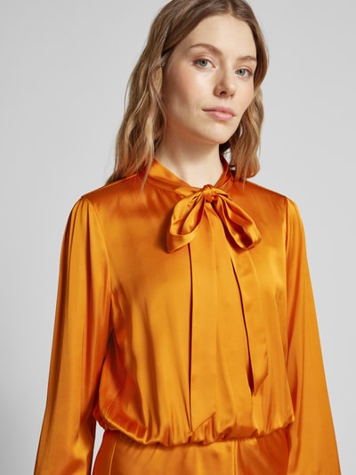 Marc Cain Maxikleid mit Schleifen-Detail Orange 3