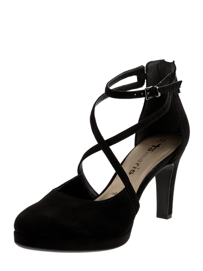 Tamaris Pumps in Veloursleder-Optik  Black 1