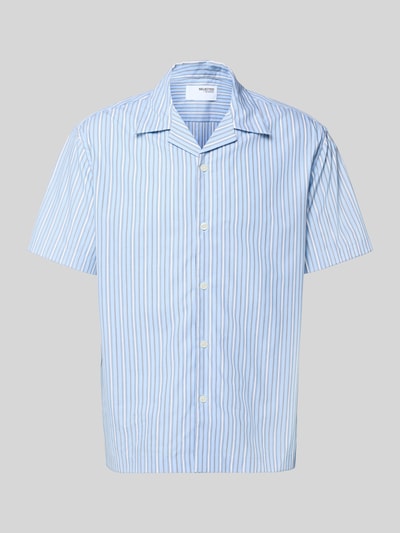 SELECTED HOMME Relaxed Fit Freizeithemd aus reiner Baumwolle Modell 'RLXHOLGER' Hellblau 2