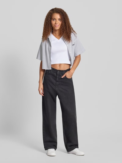 Calvin Klein Jeans T-shirt z detalem z logo Biały 1