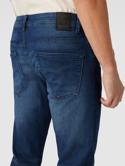 Only & Sons Jeans in 5-pocketmodel, model 'LOOM' Jeansblauw - 3