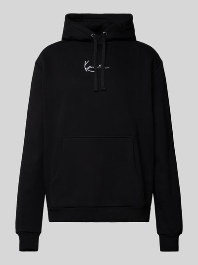 KARL KANI Hoodie mit Label-Stitching Black 1