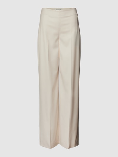 Drykorn Spodnie w stylu Marleny Dietrich z dodatkiem wiskozy i zakładkami w pasie Écru 2