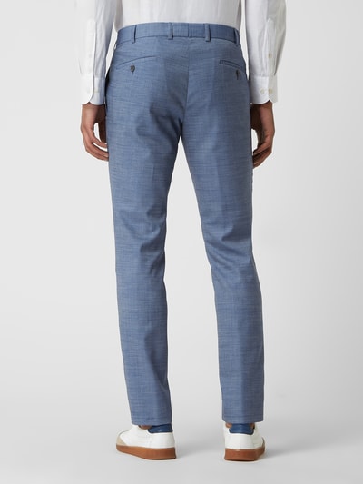 ATELIER TORINO Pantalon met stretch, model 'Milo' Blauw - 6