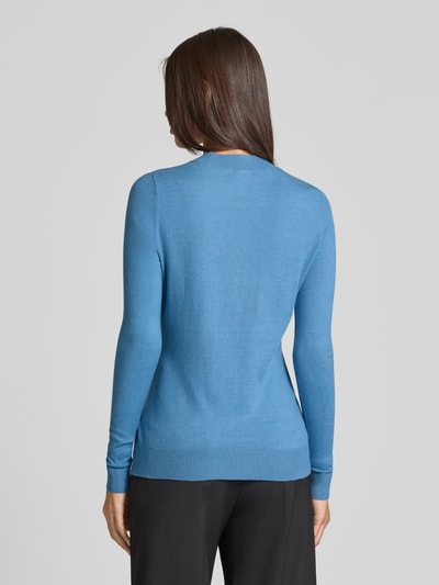 Christian Berg Woman Strickpullover aus Viskose-Mix mit Rundhalsausschnitt Rauchblau 5
