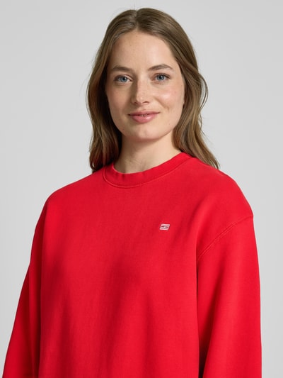 Tommy Hilfiger Sweatshirt met logostitching Rood - 3