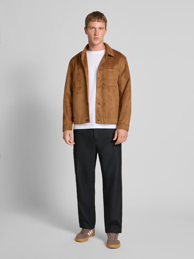 Carhartt Work In Progress Straight Fit Stoffhose mit Woll-Anteil Modell 'Ray' Black 1