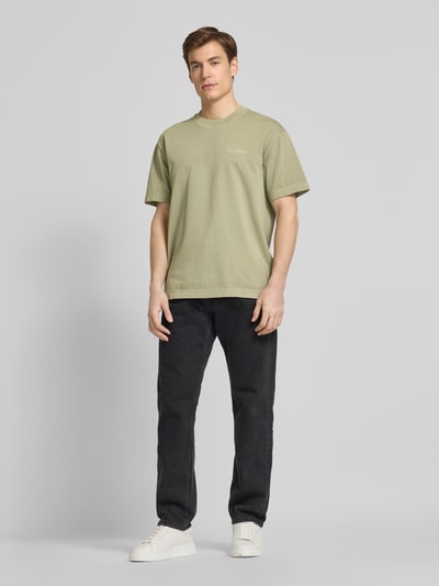 Marc O'Polo Regular fit T-shirt van katoen Mintgroen - 1