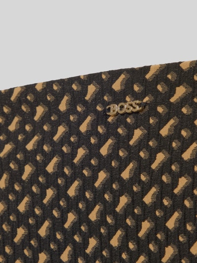 BOSS Bikinihose mit B-Monogram Modell 'BOSS PEARL' Mittelbraun 2