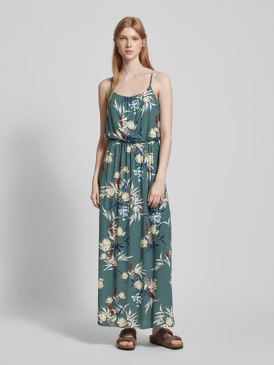 Only Sukienka midi z kwiatowym wzorem model ‘NOVA’ Trzcinowy 4
