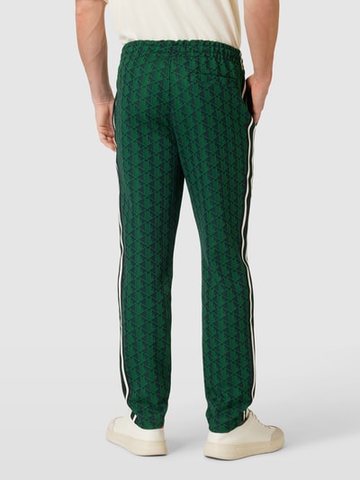 Lacoste Regular fit sweatpants met grafisch all-over motief Groen - 5