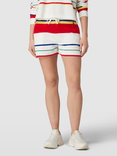 Polo Ralph Lauren Sweatshorts met streepmotief Bleu - 4