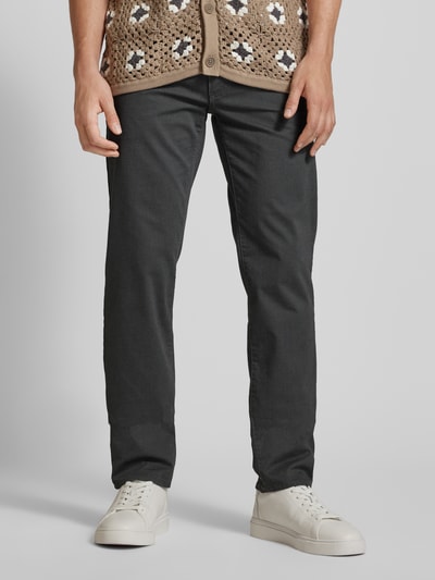 Brax Tapered Fit Jeans im 5-Pocket-Design Modell 'CADIZ' Mittelgrau 4