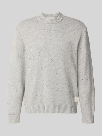 JACK & JONES Regular Fit Strickpullover mit Rundhalsausschnitt Hellgrau 1