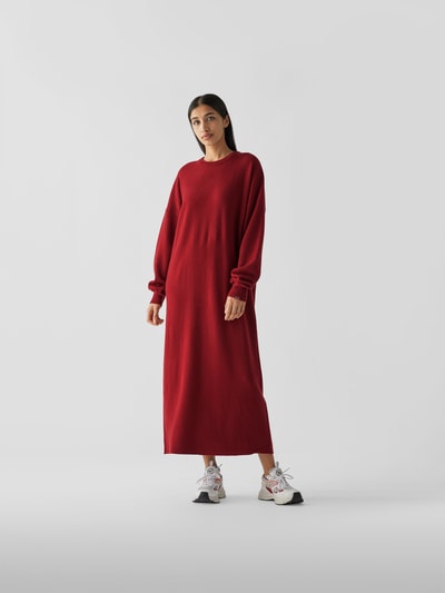 Extreme Cashmere Maxikleid mit Kaschmir Dunkelorange 1