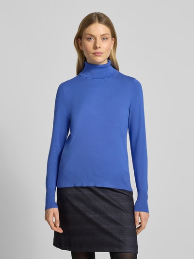 Christian Berg Woman Strickpullover mit gerippten Abschlüssen Royal 4