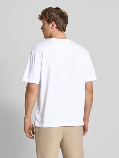 BOSS Green Relaxed Fit T-Shirt aus reiner Baumwolle Weiss 5
