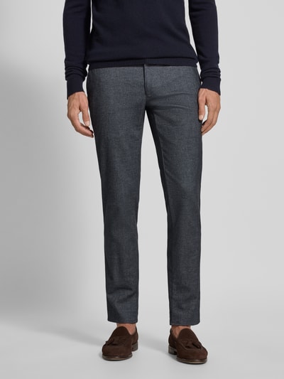 Brax Slim fit broek met achterzakken, model 'Fabio' Blauw - 4