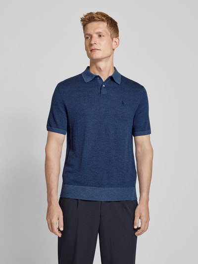 Polo Ralph Lauren Poloshirt in Strick-Optik Marine 4