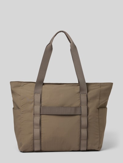 Marc O'Polo torba shopper z napisem z logo Ciemnobrązowy 4