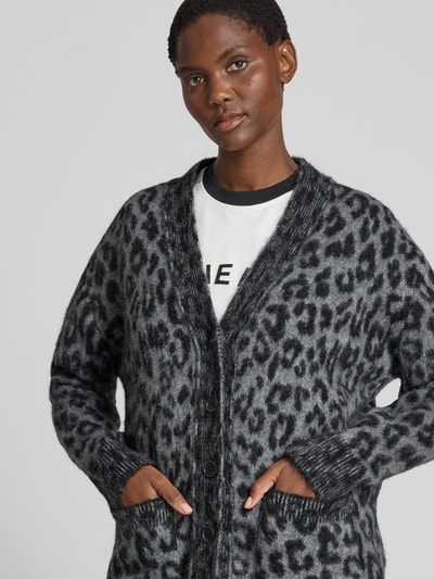 Anine Bing Relaxed Fit Cardigan aus Alpaka-Mix Dunkelgrau 3