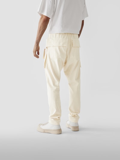 Rick Owens Cargohose mit Label-Applikation Weiss 5