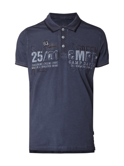 Camp David Poloshirt mit Logo-Details Marine 2