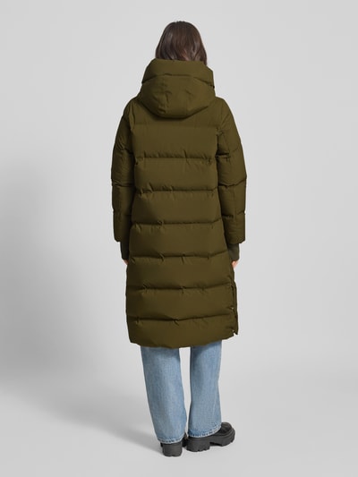 Marc O'Polo Płaszcz puchowy o kroju regular fit z długimi, dodatkowymi mankietami Khaki 5