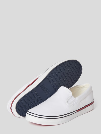 Tommy Jeans Slip-on sneakers met logodetail Wit - 4