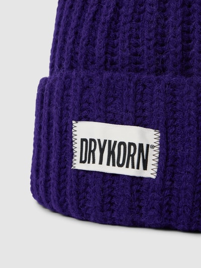 Drykorn Mütze mit Label-Detail Modell 'EANI' Purple 2