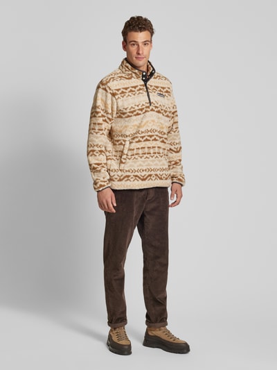 COLUMBIA Sweatshirt met opstaande kraag, model 'RUGGED RIDGE' Offwhite - 1