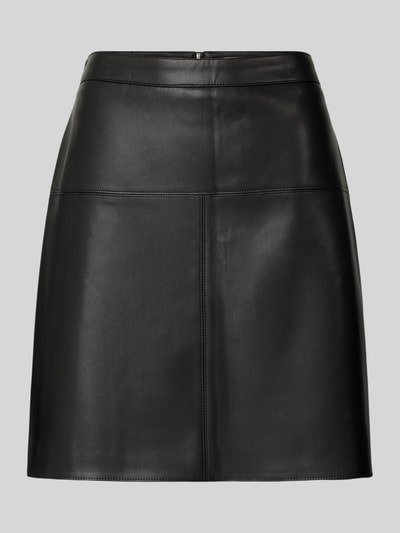 Christian Berg Woman Spódnica mini z materiału skóropodobnego Czarny 2