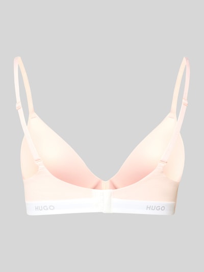 HUGO Bralette van katoenmix model 'GJ HUGO ID BRALETTE PAD' Roze - 3
