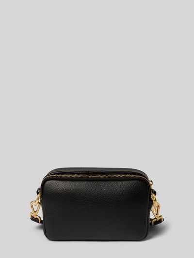 BOGNER Torba na ramię skórzana z aplikacją z logo model ‘wallis avy’ Czarny 4