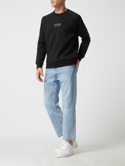 CK Calvin Klein Sweatshirt mit Raglanärmeln Black 1