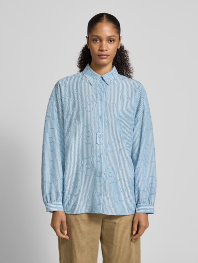 JAKE*S STUDIO WOMAN Overhemdblouse met knoopsluiting Hemelsblauw - 4