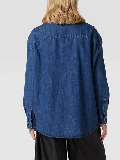 Weekend Max Mara Jeanshemdbluse mit Brusttasche Jeansblau 5