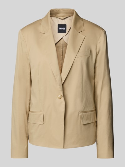 BOSS Blazer mit Brustleistentasche Modell 'Jupan' Beige 2