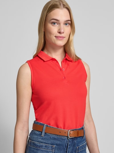 Christian Berg Woman Tanktop met polokraag Lichtrood - 3