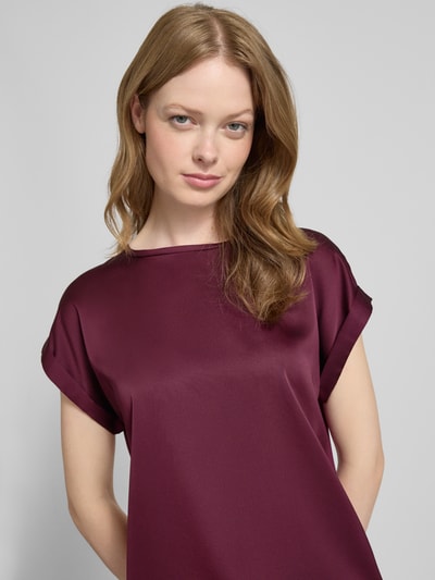 Vila Blusenshirt mit Rundhalsausschnitt Modell 'ELLETTE' Pflaume 3