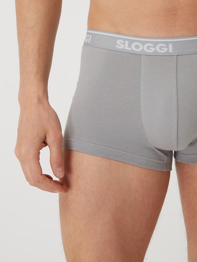 Sloggi Trunks mit Stretch-Anteil im 6er-Pack  Mittelgrau Melange 2