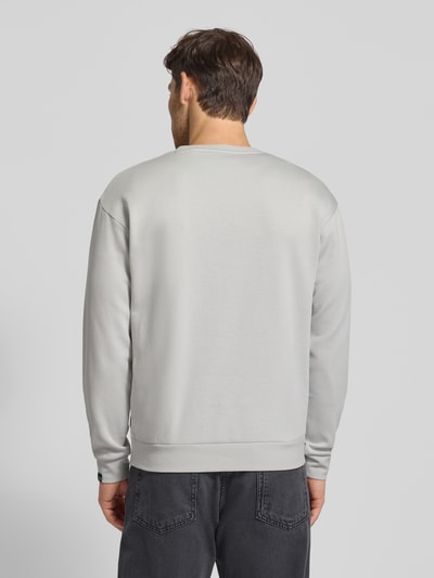 Tom Tailor Denim Regular Fit Sweatshirt aus Baumwoll-Mix Hellgrau 5