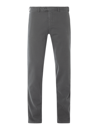 HILTL SENSE Slim Fit Chino aus Baumwoll-Elasthan-Mix Anthrazit 1