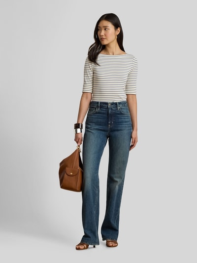 Lauren Ralph Lauren regular fit T-shirt van katoenmix Lichtblauw - 1