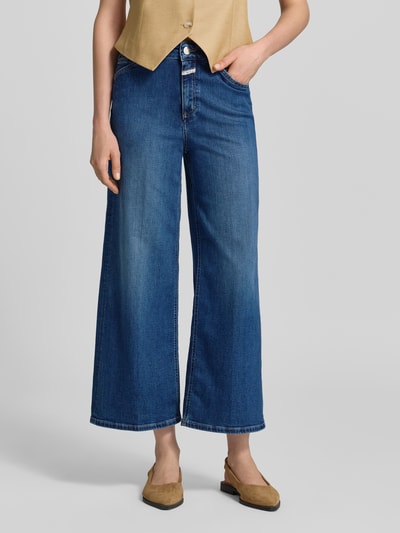 Closed Wide Leg Jeans mit Label-Detail Modell 'WERA' Blau 4