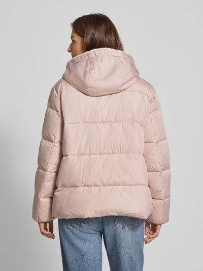 WHITE LABEL Steppjacke mit Kapuze Altrosa 5