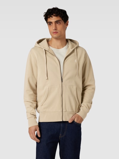 Polo Ralph Lauren Sweatjacke mit Logo-Stitching Beige 4